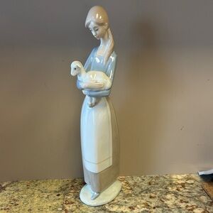 Lladro Girl with Lamb